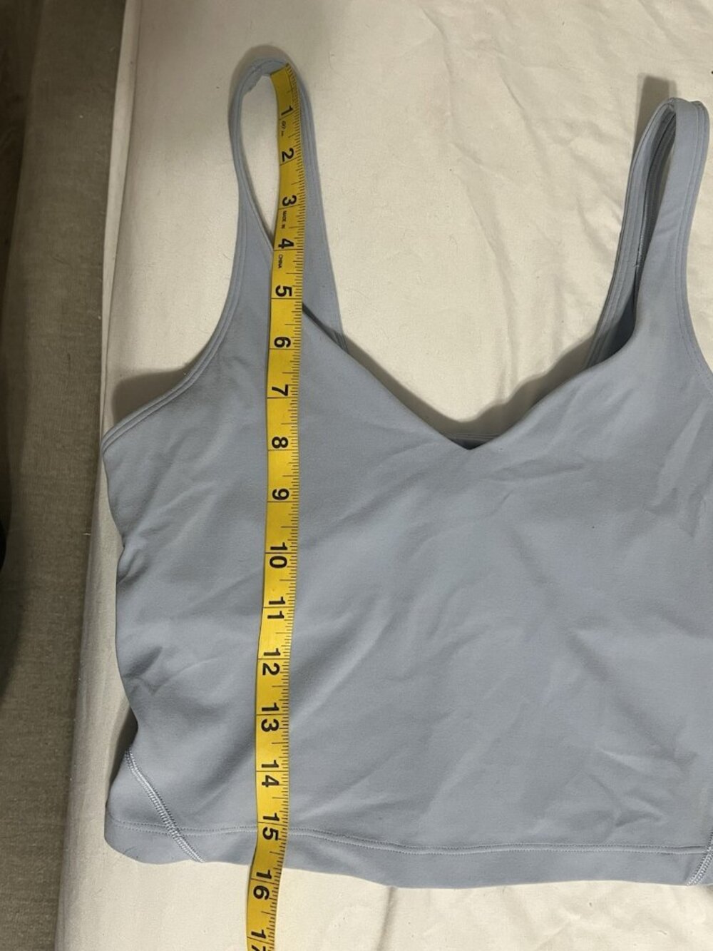 Lululemon Light Blue Align Tank Cropped Size 8 - Picture 10 of 10